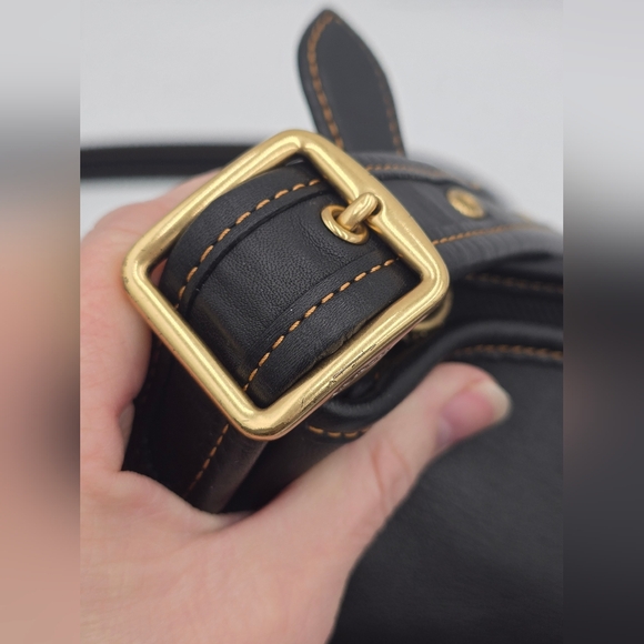 Coach Glovetanned Leather Andy Crossbody, EUC, Black - Picture 12 of 16